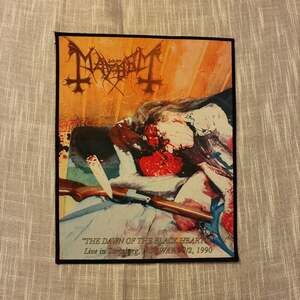 Mayhem The Dawn Of The Black Hearts Large Printed Back Patch